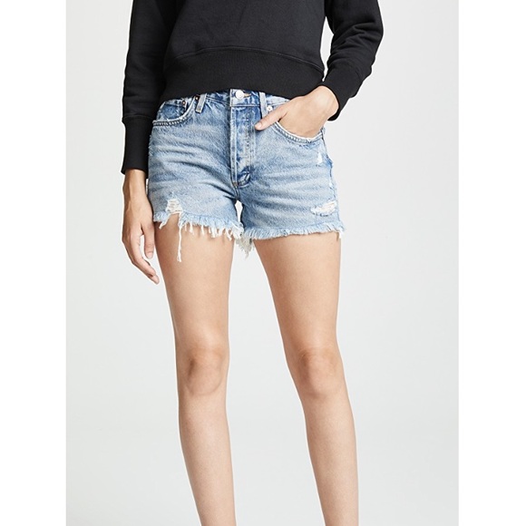 Agolde Pants - AGOLDE Parker denim shorts